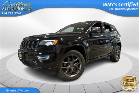 Black 2021 Jeep Grand Cherokee Limited 4x4 for sale in Grand Island, NY