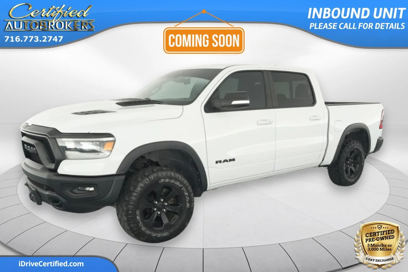 White 2021 Ram 1500 Rebel Night 4x4 for sale in Grand Island, NY