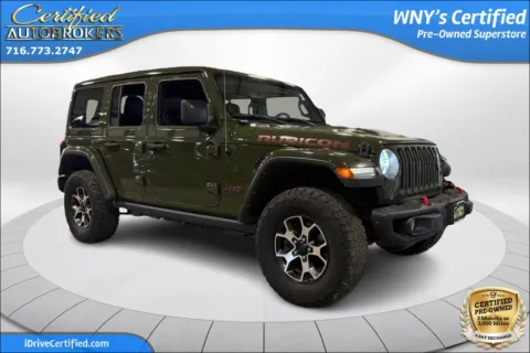 Another view of 2021 Jeep Wrangler Unlimited Rubicon 4x4 for sale in Grand Island, NY at Certified AutoBrokers