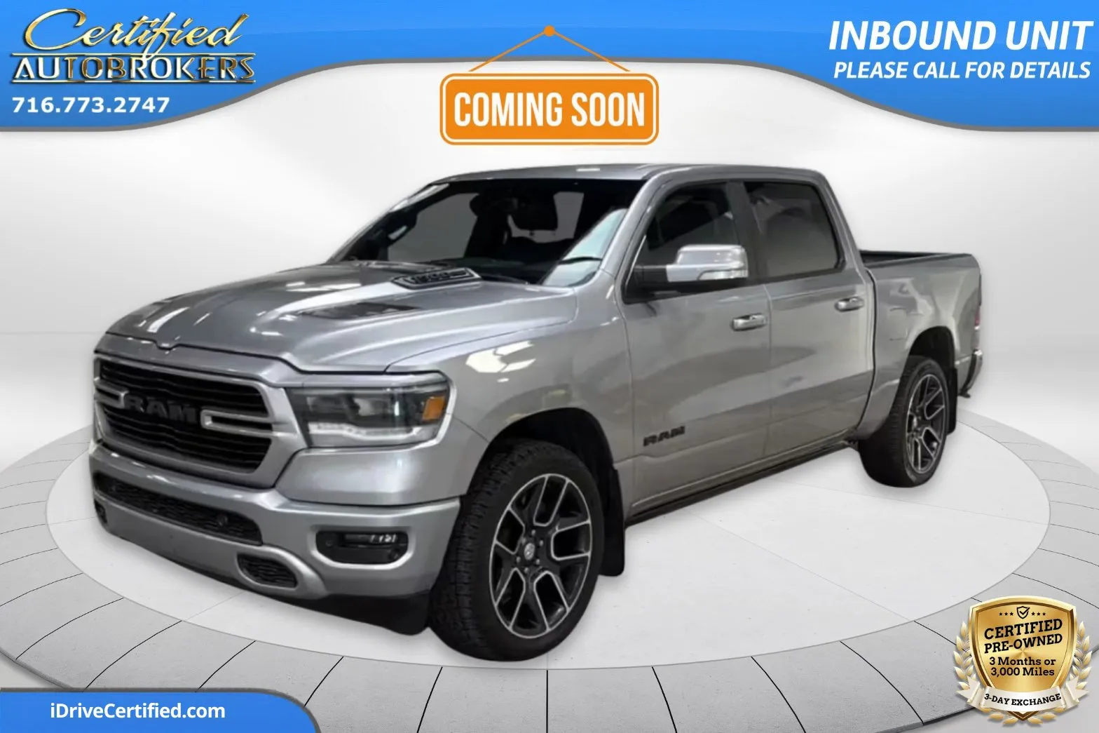 Silver 2020 Ram 1500 Rebel 4x4 for sale in Grand Island, NY