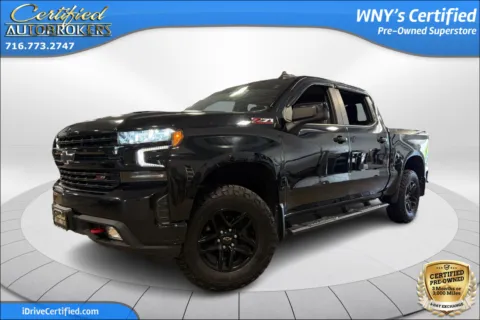 Black 2021 Chevrolet Silverado 1500 LT Trail Boss Z71 4x4 for sale in Grand Island, NY