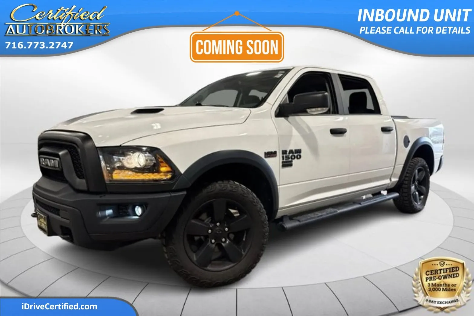 White 2020 Ram 1500 Classic Warlock 4x4 for sale in Grand Island, NY