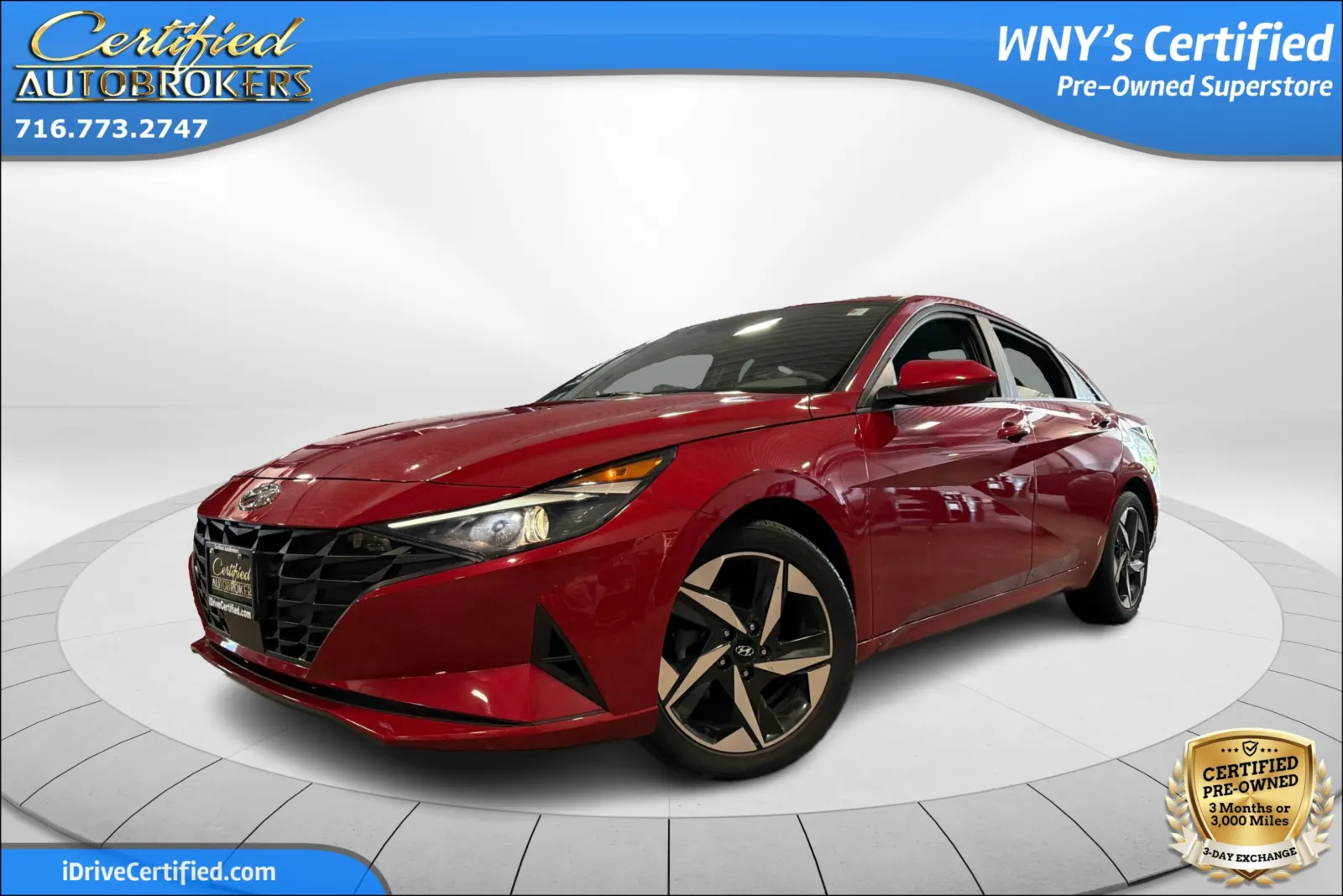 Red 2023 Hyundai Elantra SEL for sale in Grand Island, NY