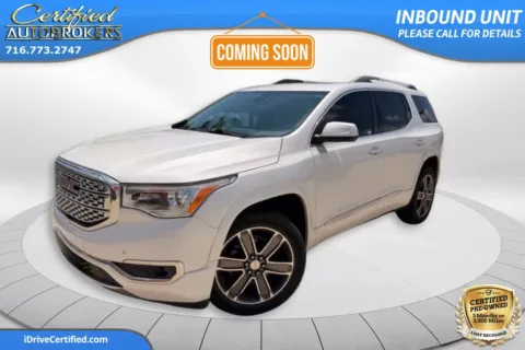 White 2019 GMC Acadia Denali AWD for sale in Grand Island, NY