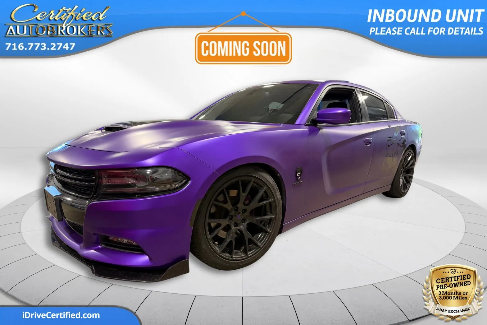 Purple 2016 Dodge Charger R/T for sale in Grand Island, NY