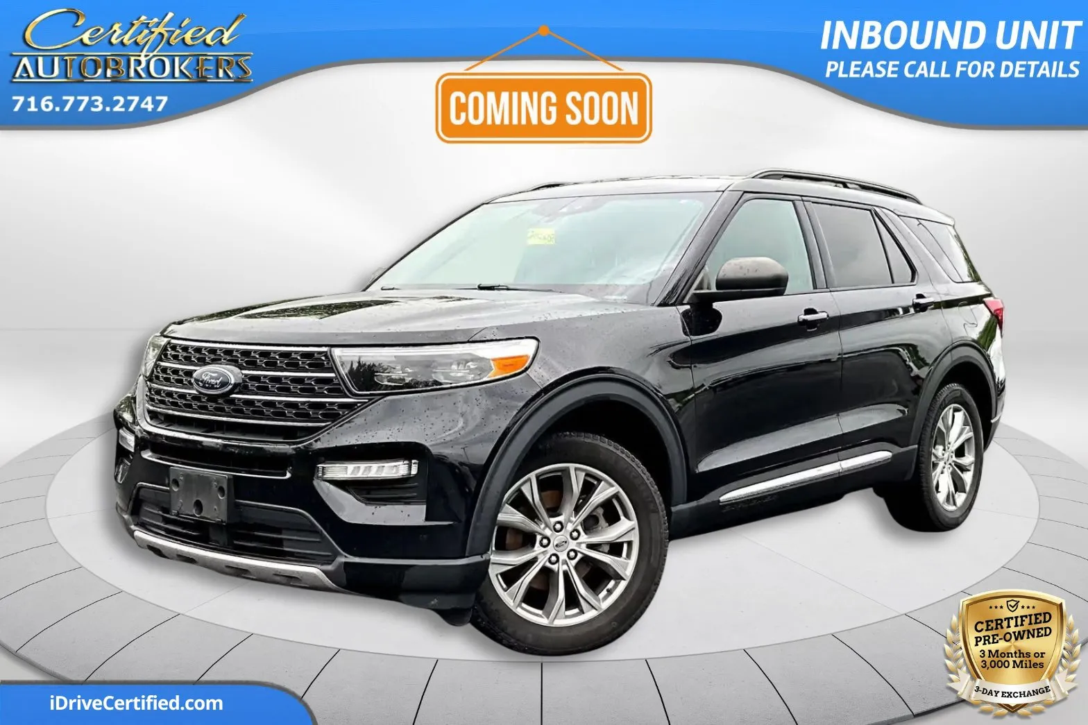 Black 2020 Ford Explorer XLT 4x4 for sale in Grand Island, NY