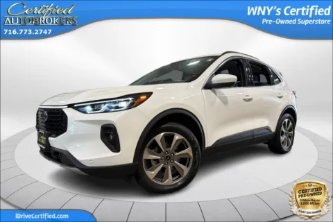 White 2025 Ford Escape Platinum AWD for sale in Grand Island, NY