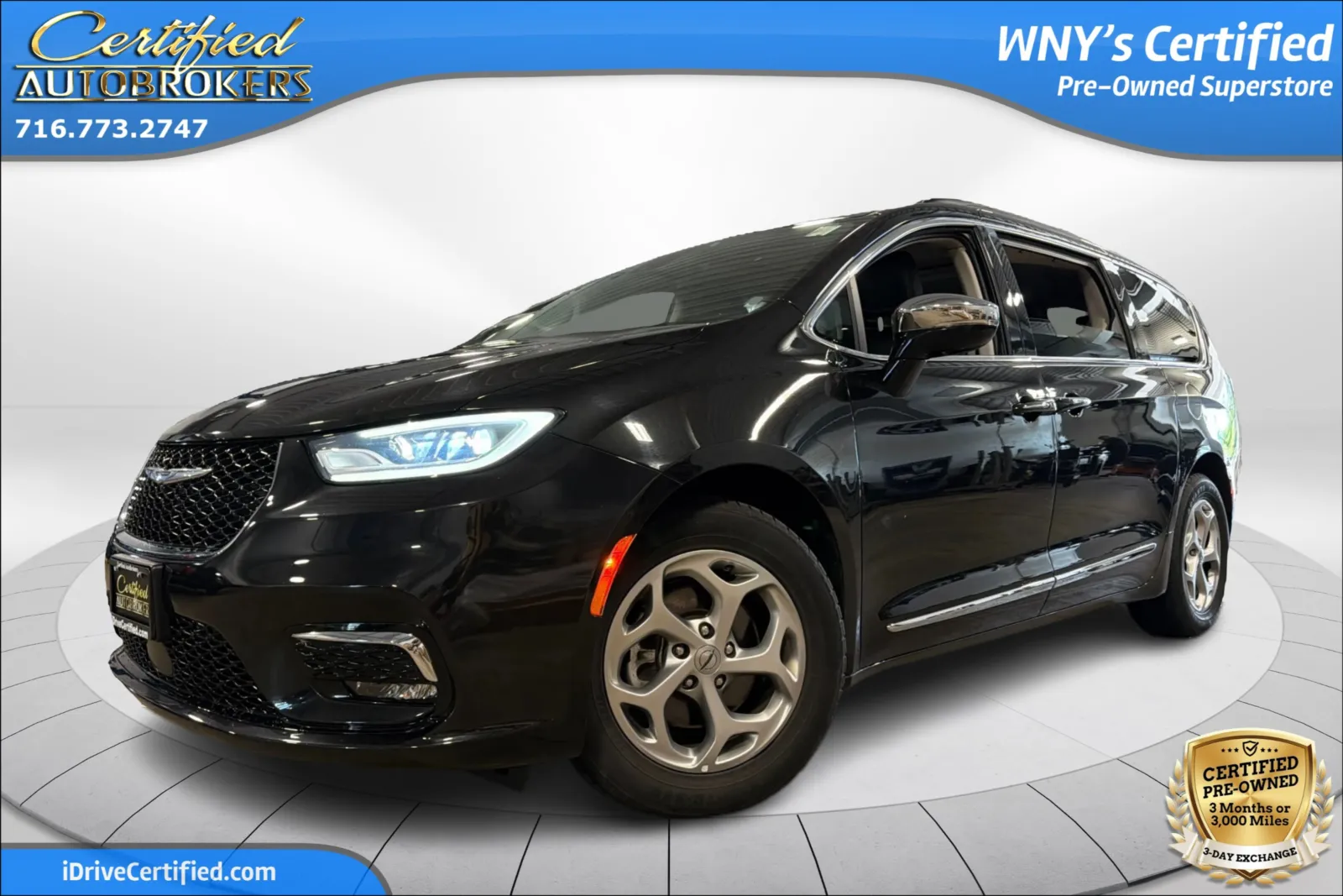Black 2023 Chrysler Pacifica Limited for sale in Grand Island, NY