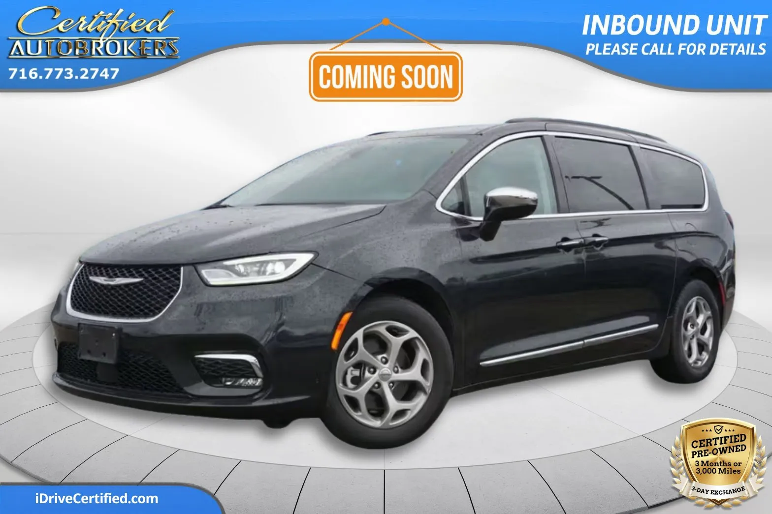 Black 2023 Chrysler Pacifica Limited for sale in Grand Island, NY