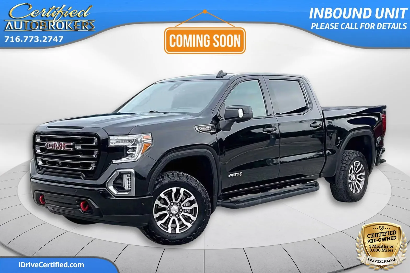 Black 2020 GMC Sierra 1500 AT4 4x4 for sale in Grand Island, NY