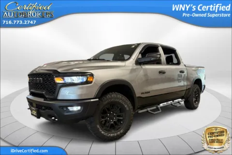 Silver 2025 Ram 1500 Rebel 4x4 for sale in Grand Island, NY