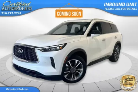 White 2024 INFINITI QX60 LUXE AWD for sale in Grand Island, NY