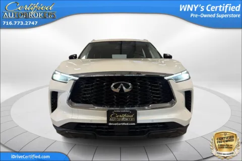 Photos of 2024 INFINITI QX60 LUXE AWD for sale in Grand Island, NY at Certified AutoBrokers