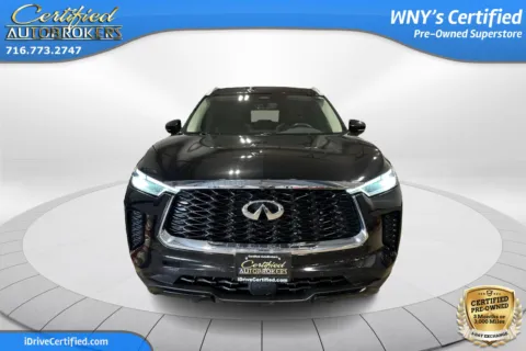 Photos of 2024 INFINITI QX60 LUXE AWD for sale in Grand Island, NY at Certified AutoBrokers