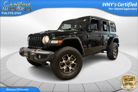 Black 2022 Jeep Wrangler Unlimited Rubicon 4x4 for sale in Grand Island, NY