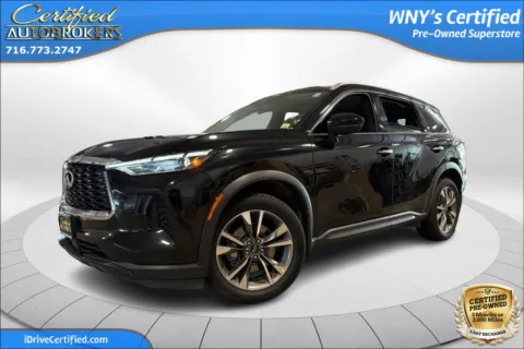 Black 2025 INFINITI QX60 LUXE AWD for sale in Grand Island, NY