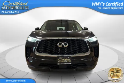 Photos of 2025 INFINITI QX60 LUXE AWD for sale in Grand Island, NY at Certified AutoBrokers