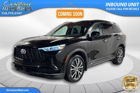 Black 2025 INFINITI QX60 LUXE AWD for sale in Grand Island, NY