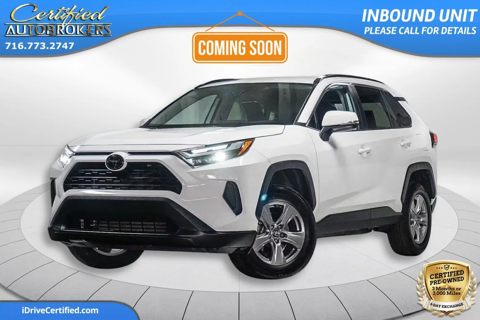White 2024 Toyota RAV4 XLE AWD for sale in Grand Island, NY