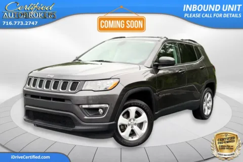 Gray 2020 Jeep Compass Latitude 4x4 for sale in Grand Island, NY