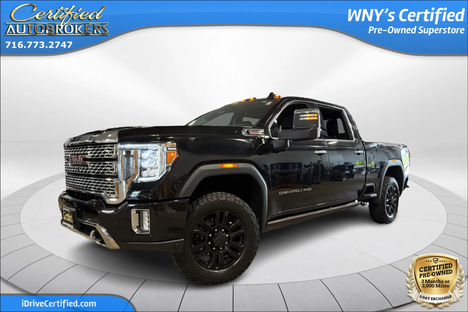 Black 2023 GMC Sierra 3500HD Denali 4x4 for sale in Grand Island, NY