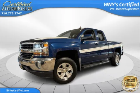 Blue 2018 Chevrolet Silverado 1500 LT 4x4 for sale in Grand Island, NY