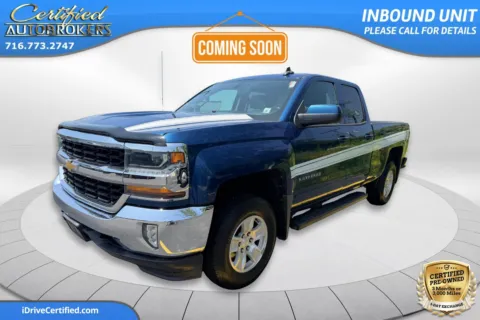 Blue 2018 Chevrolet Silverado 1500 LT 4x4 for sale in Grand Island, NY