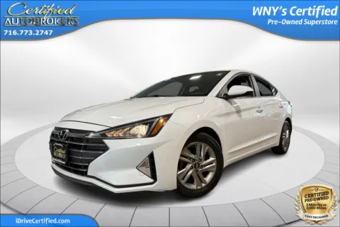 White 2019 Hyundai Elantra SEL for sale in Grand Island, NY