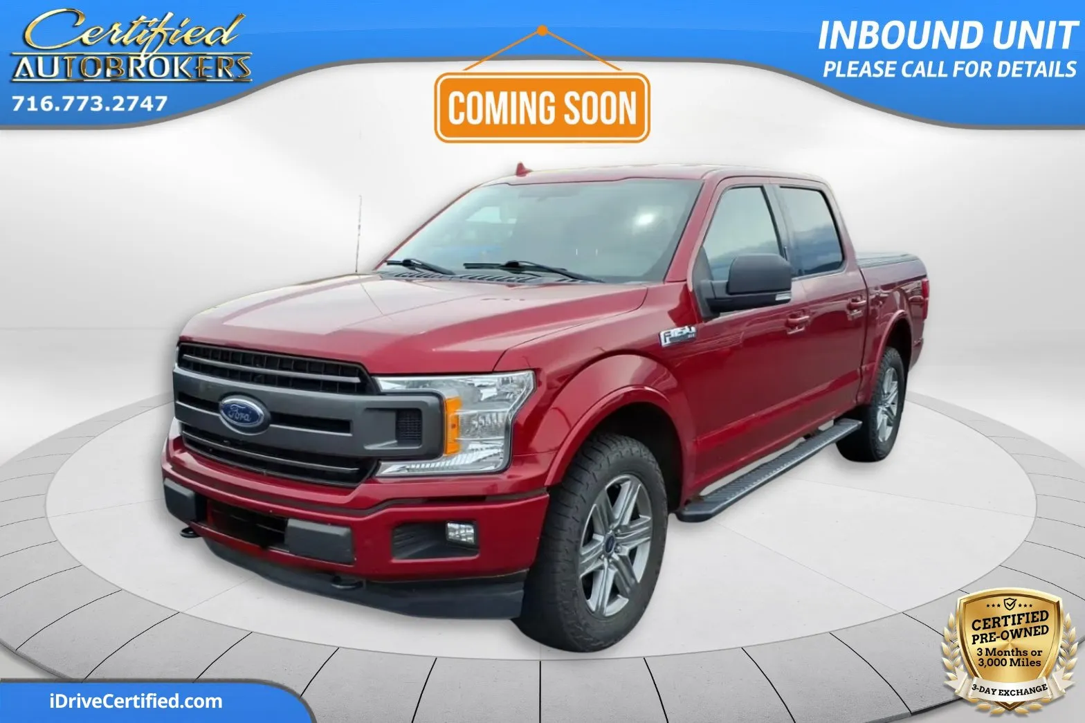Red 2018 Ford F-150 XLT Sport 4x4 for sale in Grand Island, NY