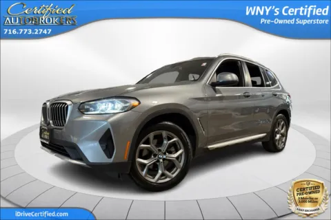 Gray 2024 BMW X3 xDrive30i AWD for sale in Grand Island, NY