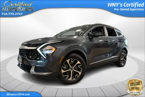 Gray 2023 Kia Sportage Hybrid EX AWD for sale in Grand Island, NY