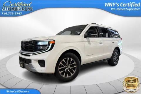 White 2025 Ford Expedition Platinum 4x4 for sale in Grand Island, NY