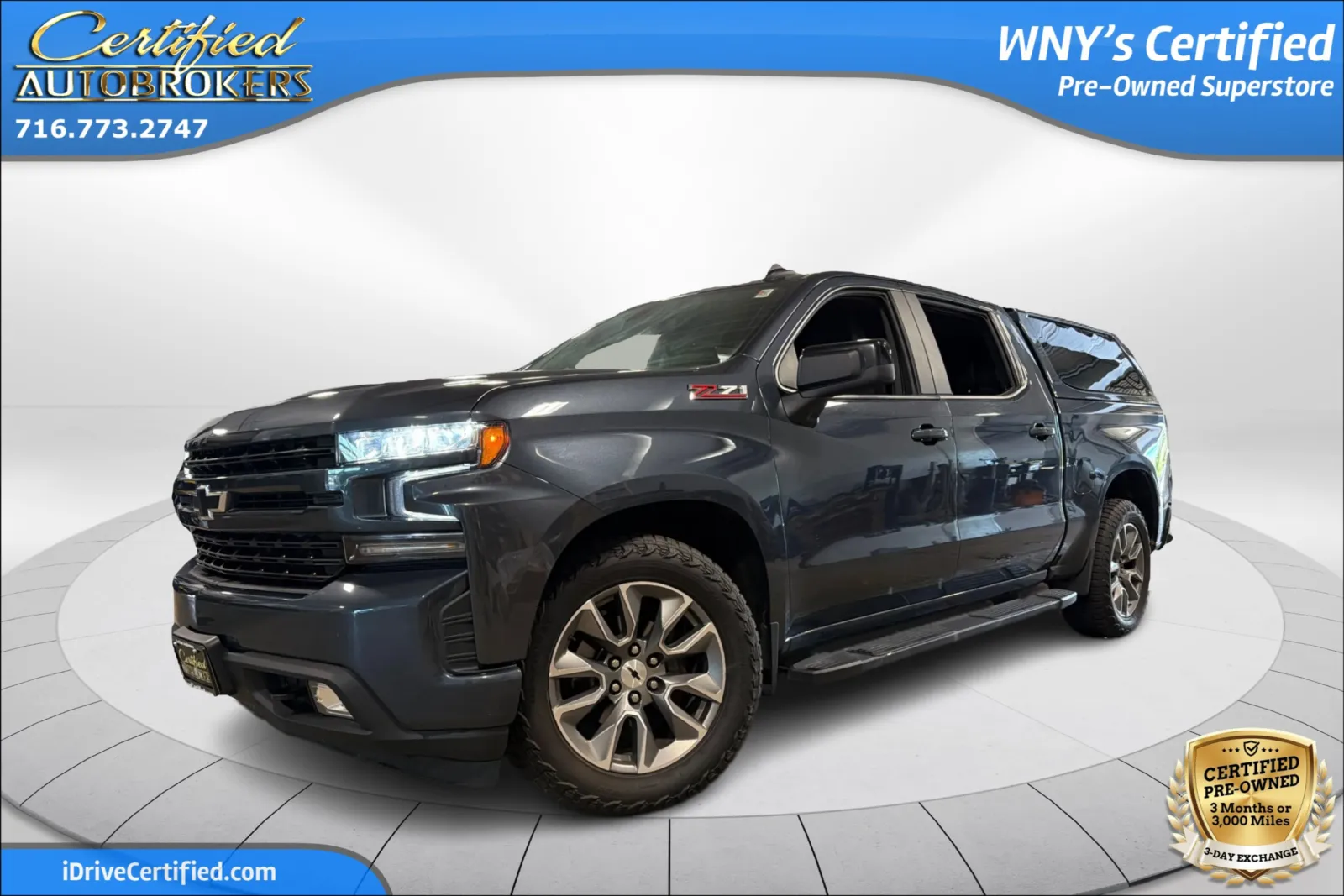 Gray 2022 Chevrolet Silverado 1500 LTD RST 4x4 for sale in Grand Island, NY