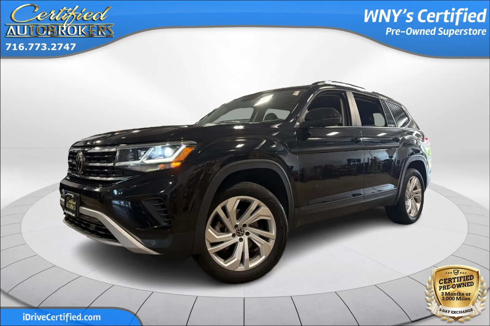 2022 Volkswagen Atlas 3.6L V6 SE w/Technology AWD