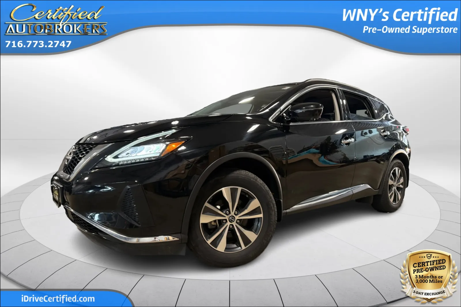 Black 2024 Nissan Murano SV AWD for sale in Grand Island, NY