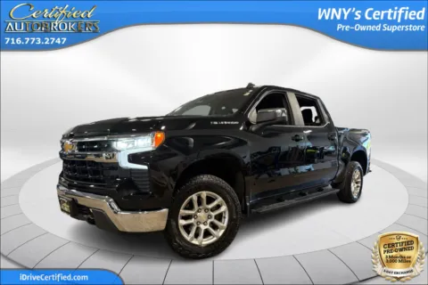 Black 2024 Chevrolet Silverado 1500 LT 4x4 for sale in Grand Island, NY