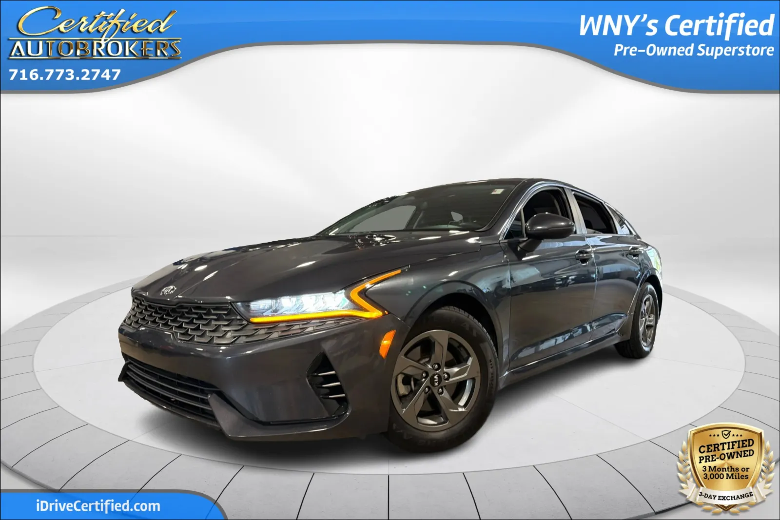 Gray 2021 Kia K5 LXS for sale in Grand Island, NY