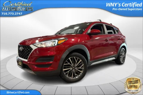 Red 2021 Hyundai Tucson SEL AWD for sale in Grand Island, NY