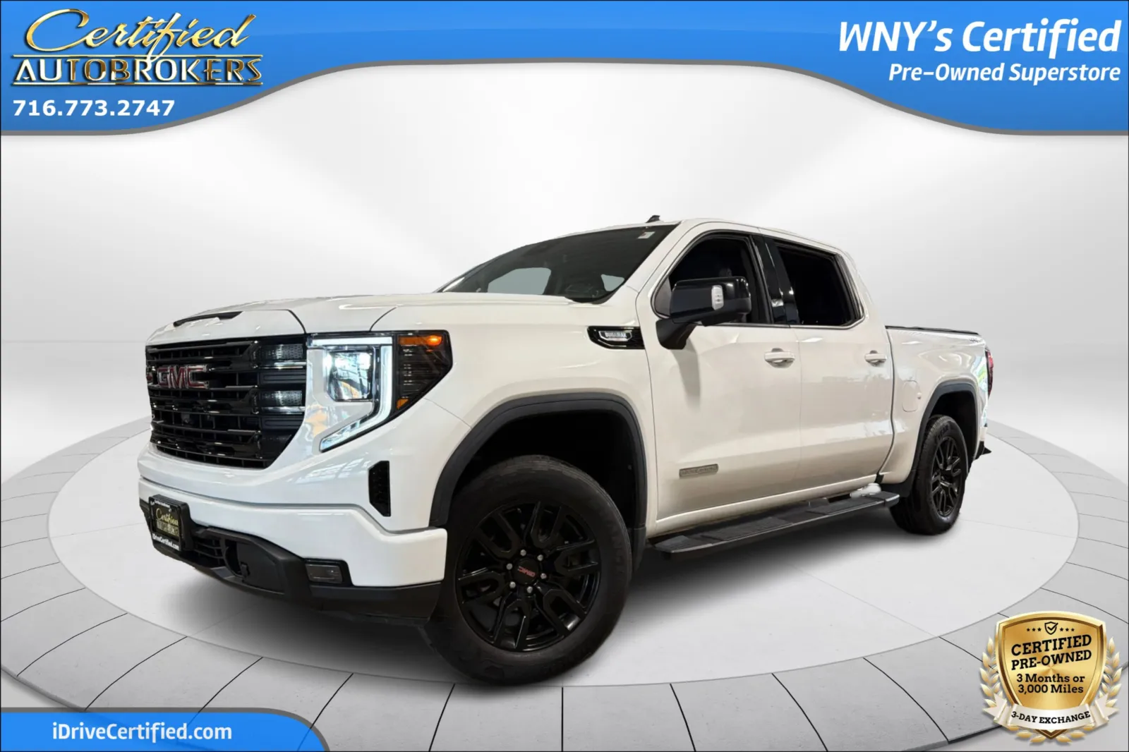 White 2022 GMC Sierra 1500 Elevation 4x4 for sale in Grand Island, NY
