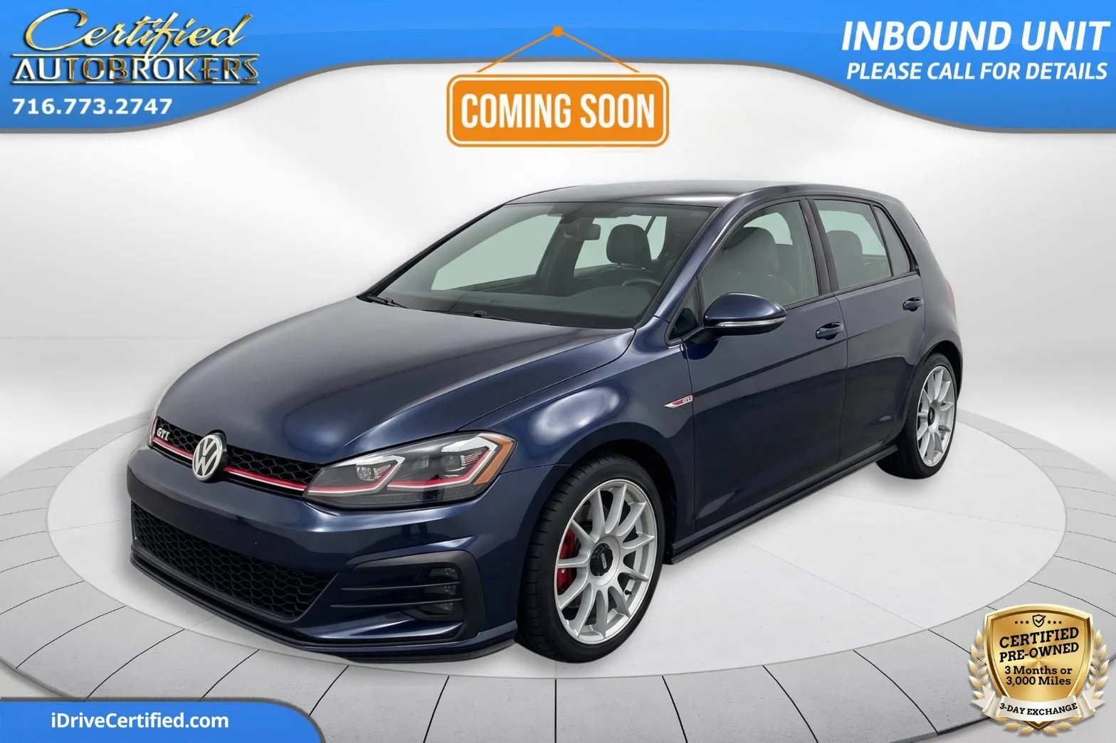 Blue 2018 Volkswagen Golf GTI S for sale in Grand Island, NY