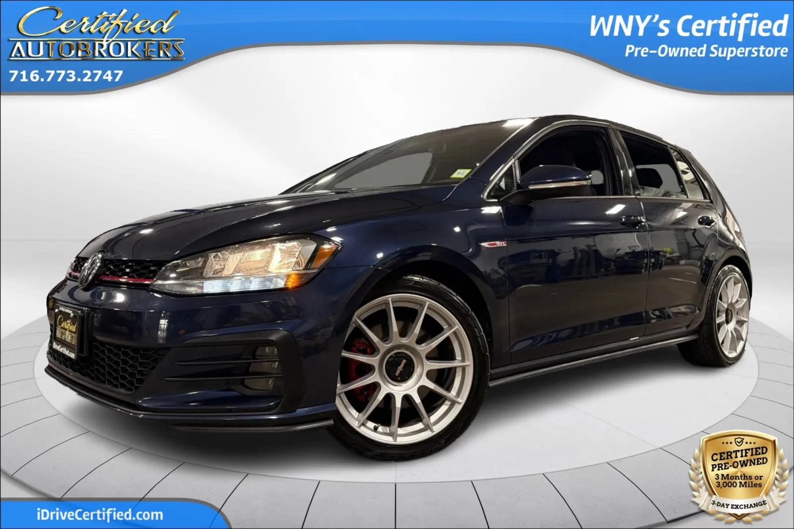 Blue 2018 Volkswagen Golf GTI S for sale in Grand Island, NY