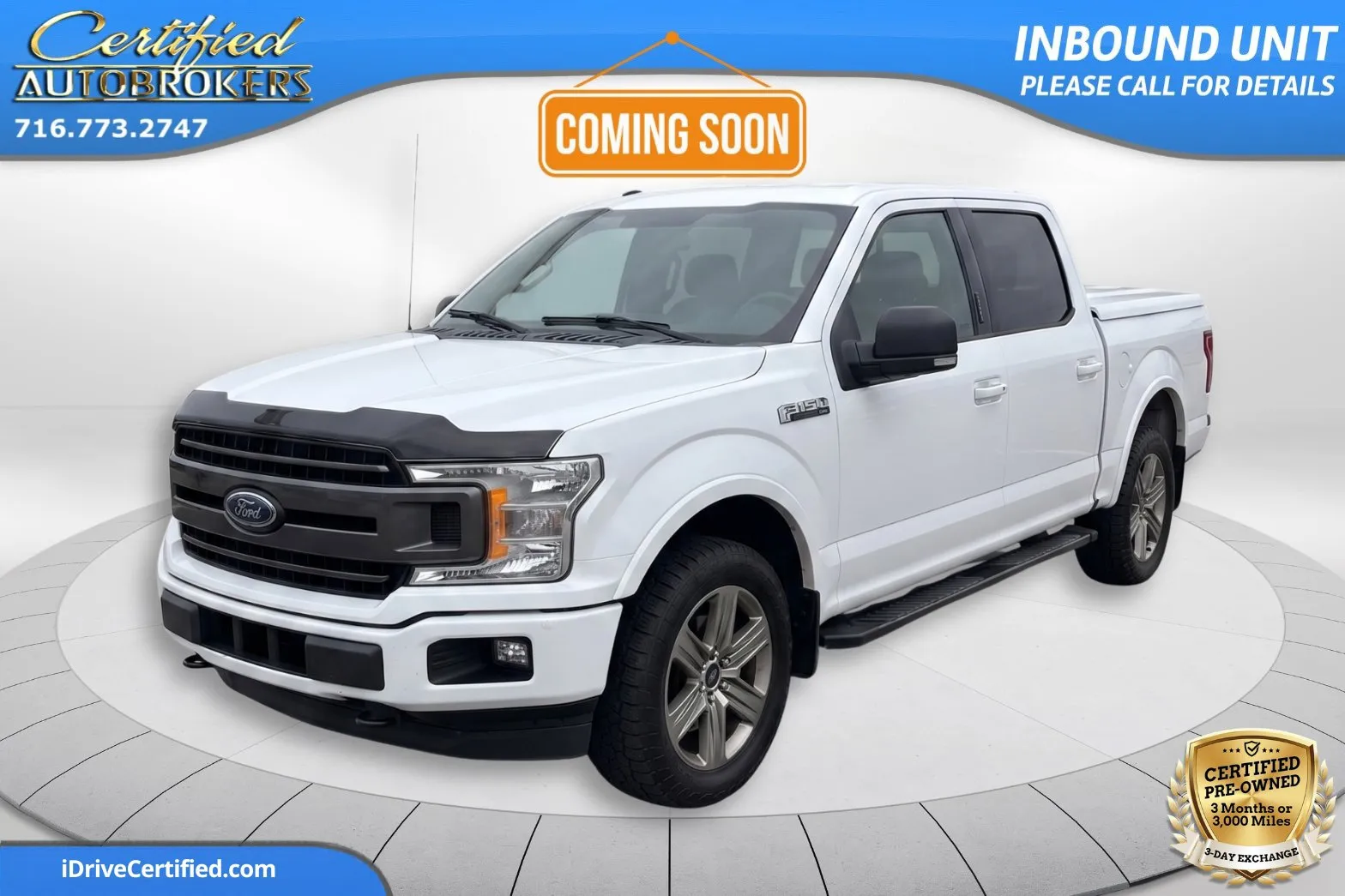 White 2018 Ford F-150 XLT 4x4 for sale in Grand Island, NY