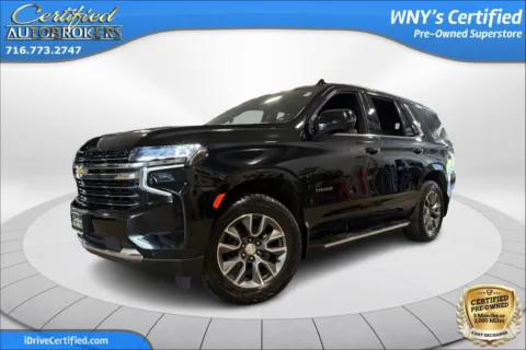 Black 2023 Chevrolet Tahoe LT 4x4 for sale in Grand Island, NY