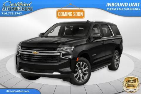 Black 2023 Chevrolet Tahoe LT 4x4 for sale in Grand Island, NY