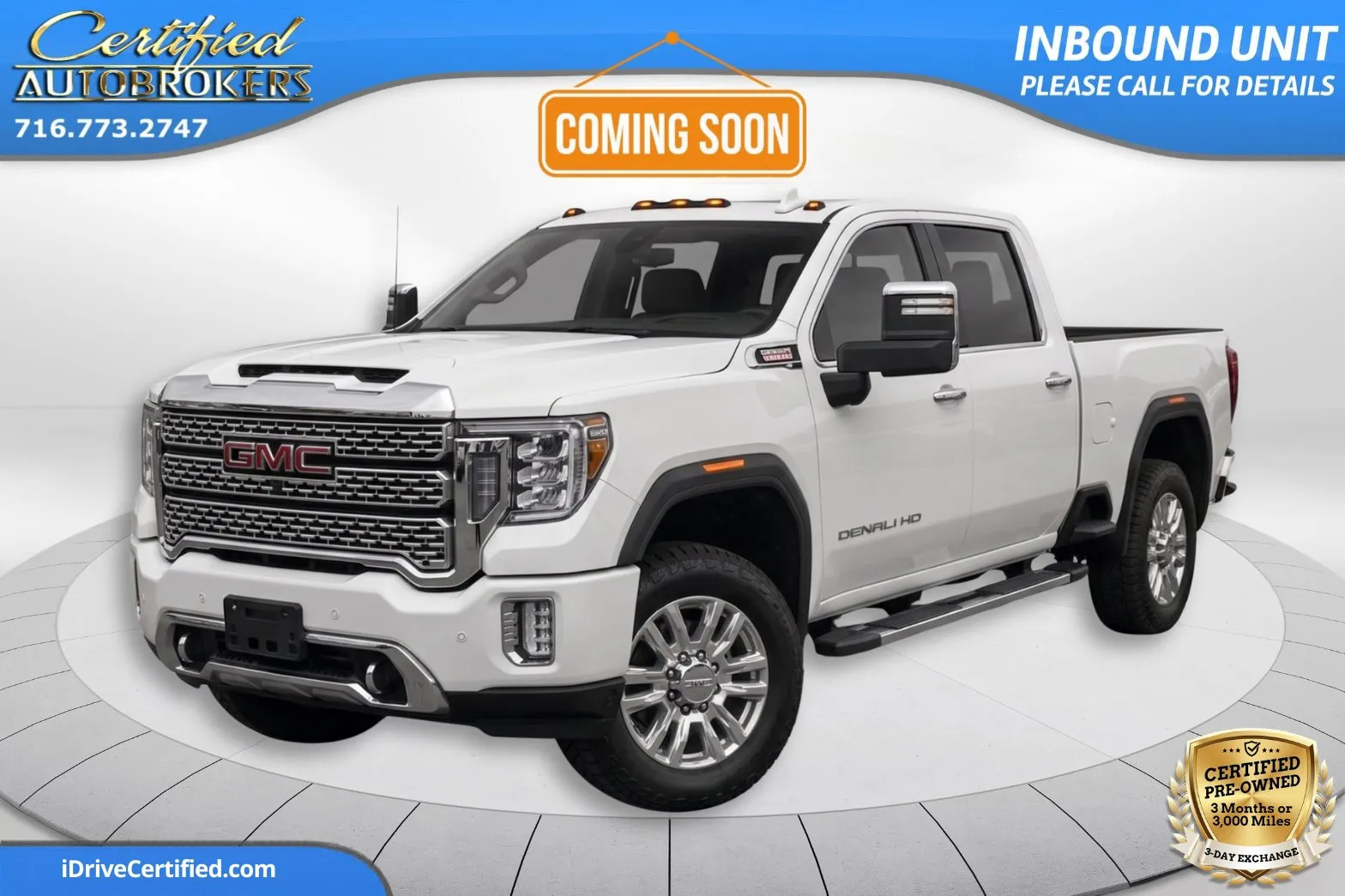 White 2023 GMC Sierra 2500HD Denali 4x4 for sale in Grand Island, NY