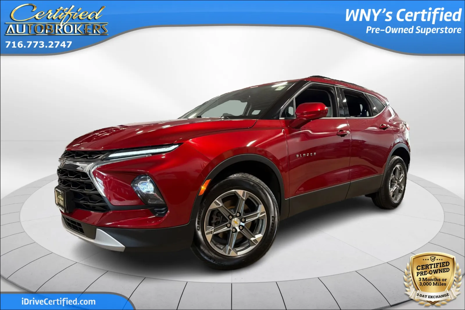 Red 2024 Chevrolet Blazer LT AWD for sale in Grand Island, NY