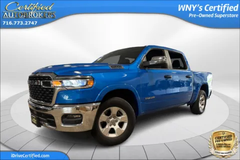 Blue 2025 Ram 1500 Big Horn 4x4 for sale in Grand Island, NY