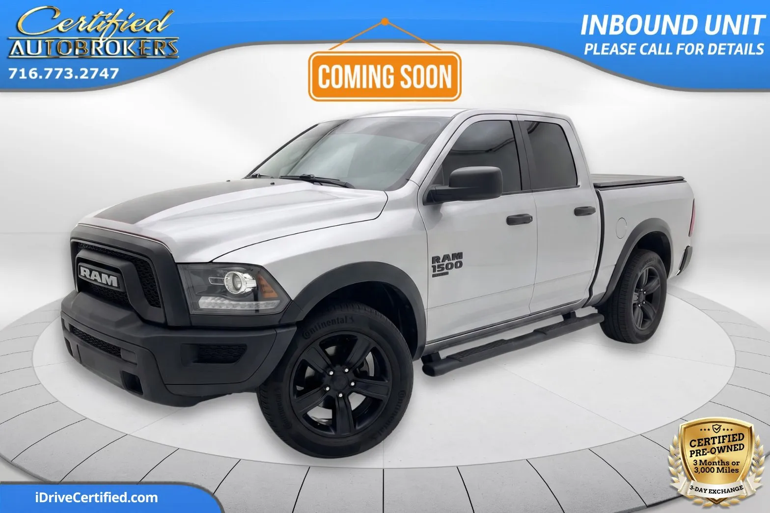 Silver 2021 Ram 1500 Classic Warlock 4x4 for sale in Grand Island, NY