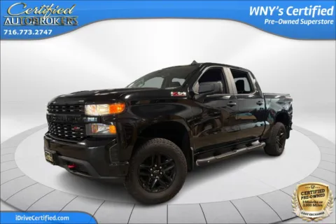 Black 2020 Chevrolet Silverado 1500 Custom Trail Boss Z71 4x4 for sale in Grand Island, NY