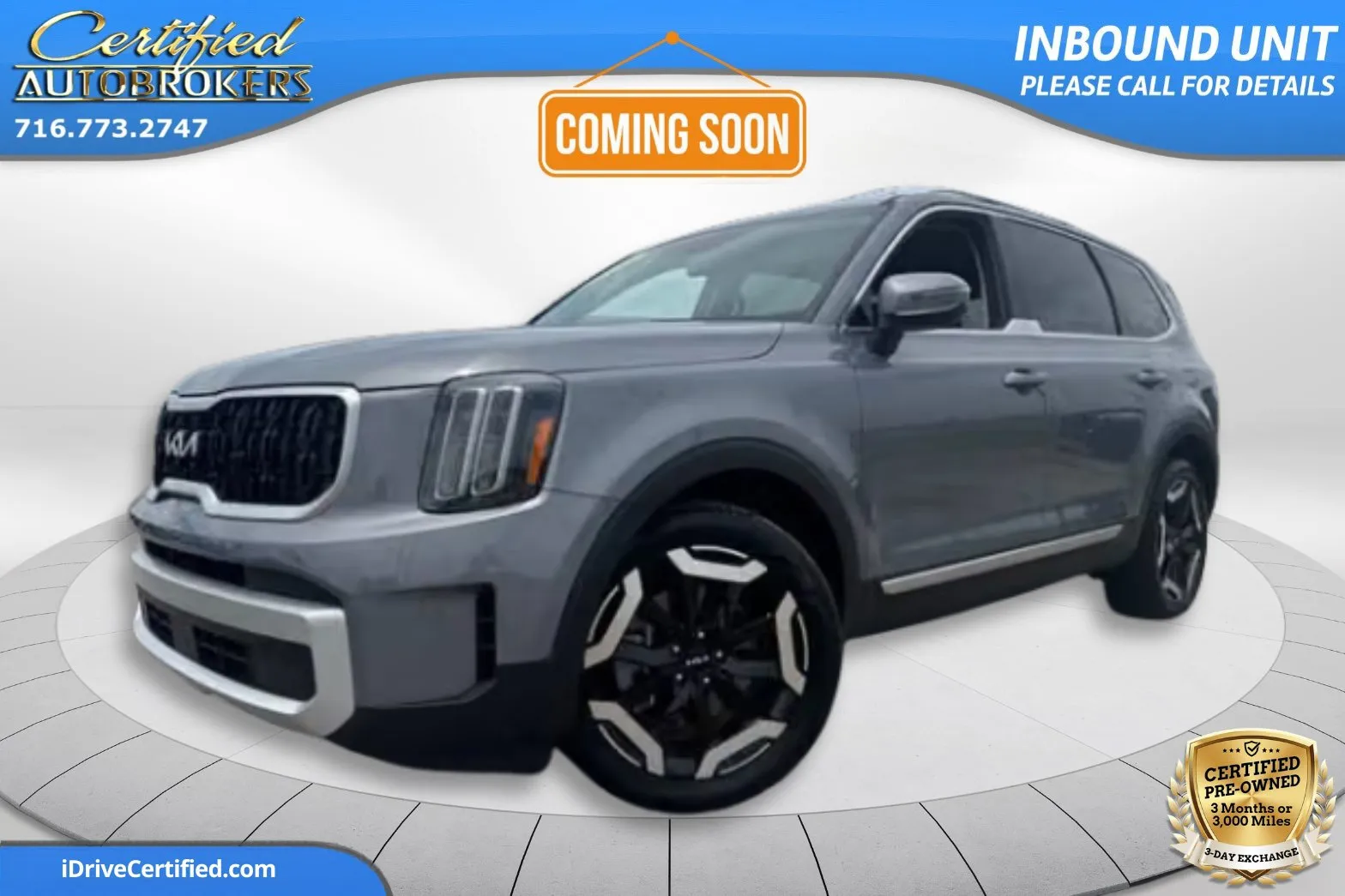 Silver 2025 Kia Telluride EX AWD for sale in Grand Island, NY